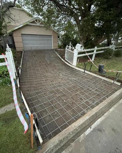 Driveway prep work 