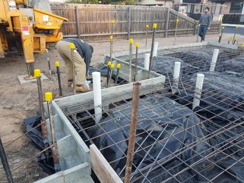 Prep Work For Concreting House Patio